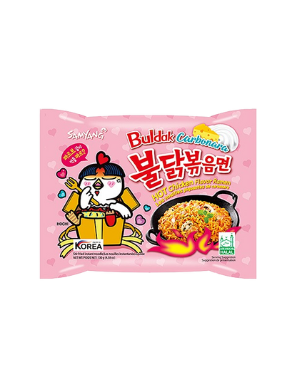 Samyang Buldak Spicy Chiken Carbonara Flavor 4oz image 1