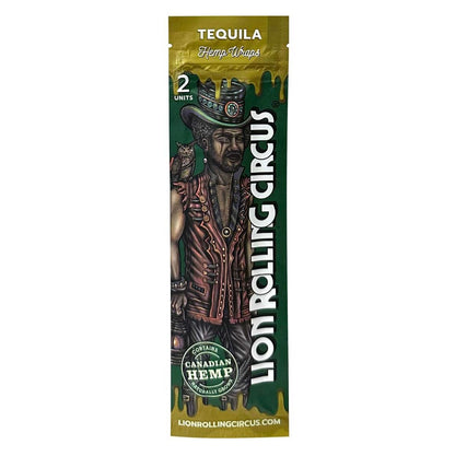 Lion Rolling Circus Hemp Wraps Single Pouch - Tequila image