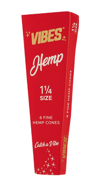 Vibes Pre Rolled Cones 1 1/4 Size Natural image 0