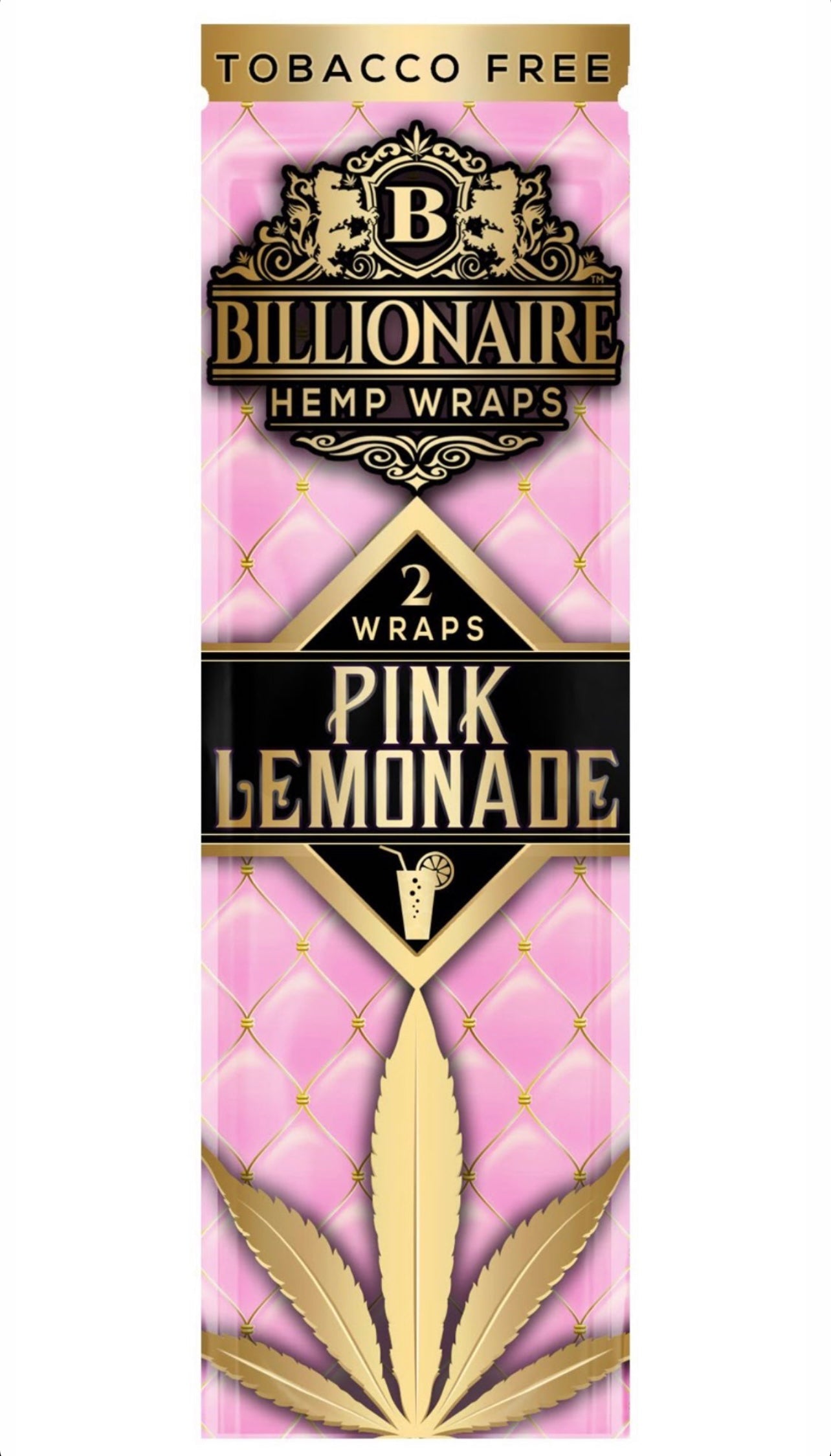 Billionaire Hemp Wraps Single Pouch - Pink Lemonade image