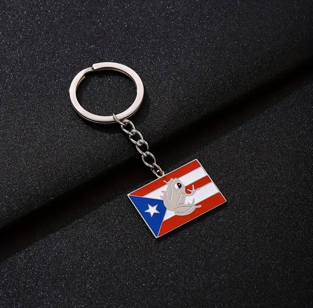 Puerto Rico Flag Keychain image 0