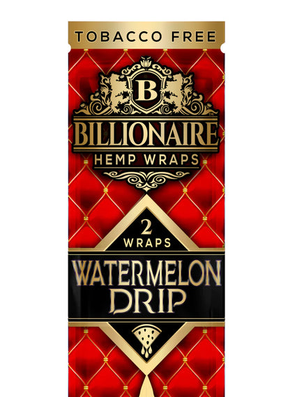 Billionaire Hemp Wraps Single Pouch - Watermelon Drip image