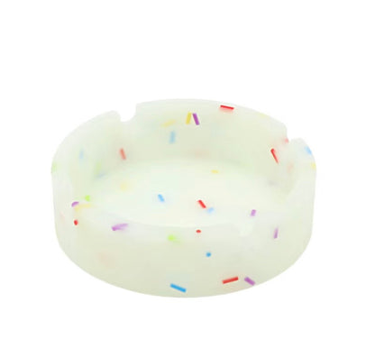 3" Silicone Round Colorful - Luminous White image
