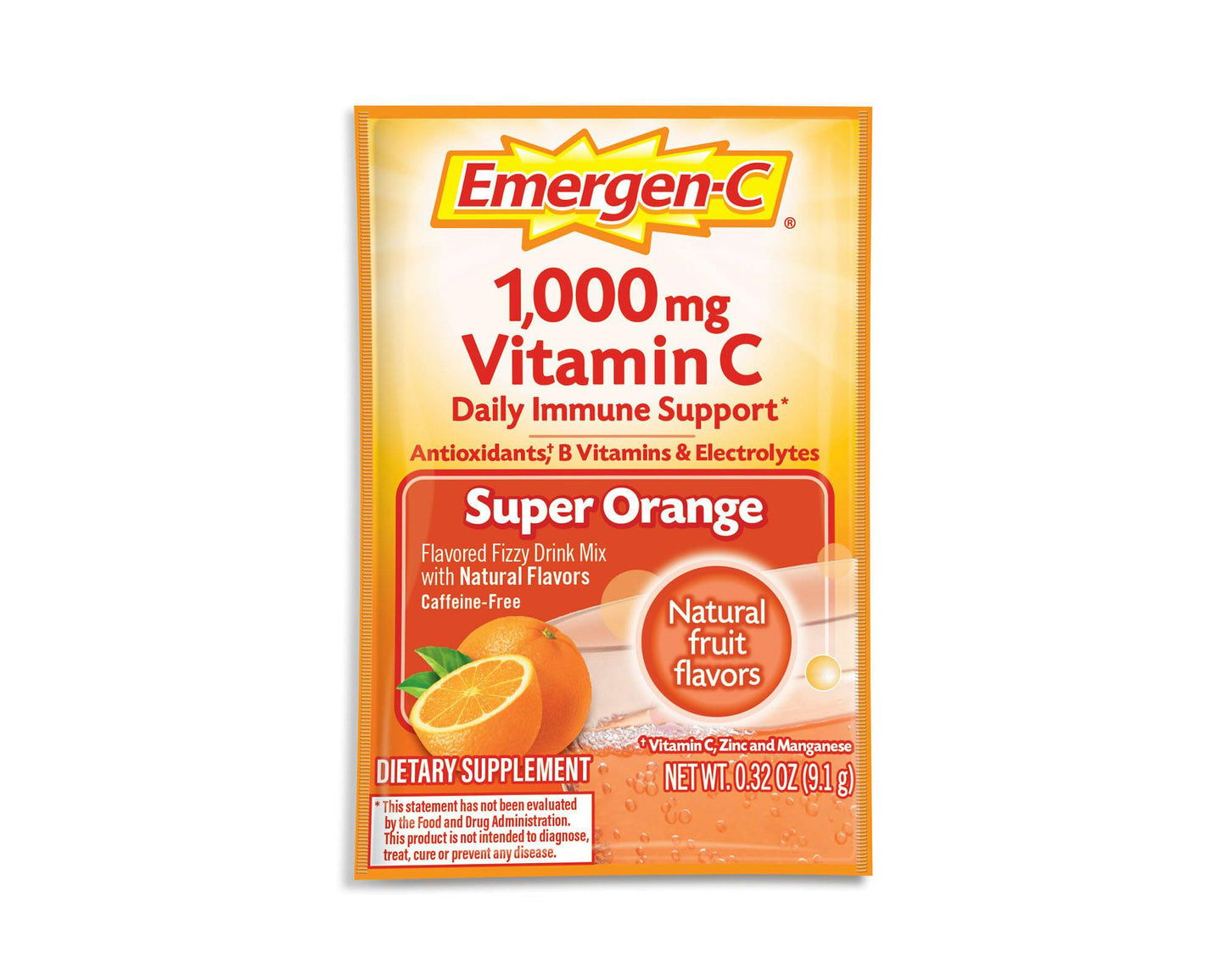 Emergen-C Super Orange 0.32oz. image 1