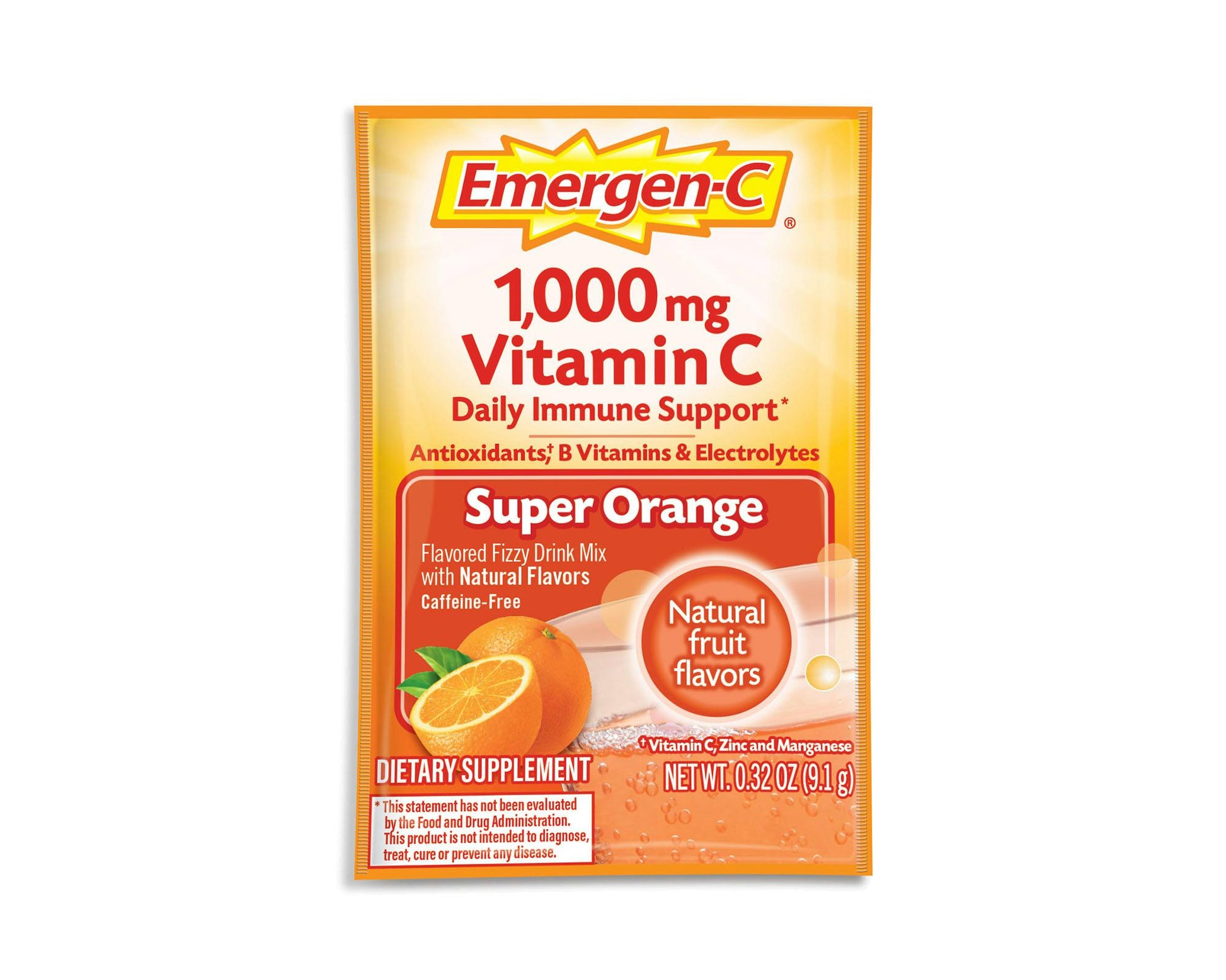 Emergen-C Super Orange 0.32oz. image 1