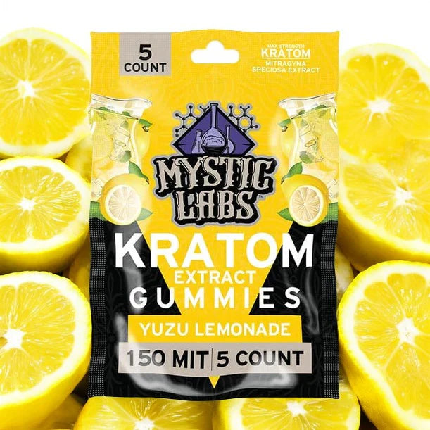 Mystic Labs Kratom Extract Gummies 150MIT 5ct image 4