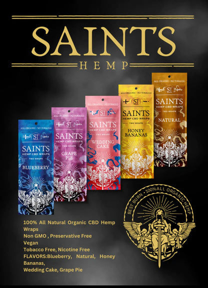 Saints Hemp Wraps Single Pouch image 0